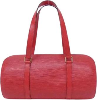 Louis Vuitton Pre-owned Handbags, female, Red, Size: ONE SIZE Pre-owned Epi Soufflot Handbag