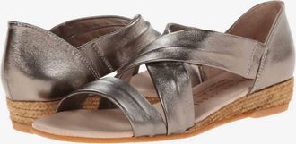 Eric Michael Womens Nettie Sandal In Metallic