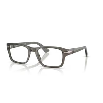 Persol 0po3364v Translucent Grey Acetate Rectangular Eyeglasses