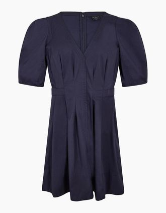 Ted Baker Womens v neck Md Ld99 - Navy - Size: 6 2x