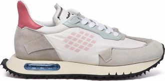 Bepositive Space Run Sneakers - White/Green