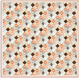 Fendi Foulard in seta - Toni neutri