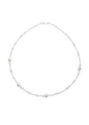 Sapir Bachar Eternity Beaded Sterling Silver Necklace - One Size