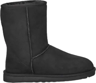 UGG Klassieke Korte Schapenvacht Laarzen - Heren - Winterlaarzen - Zwart - 41 EU - Wol - Schoenen