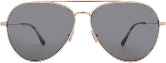 Tom Ford Dashel Smoke Pilot Unisex Sunglasses FT0996 28A 62