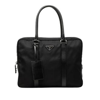 Prada Pre-owned Briefcase - Heren - Vintage Handtas - Zwart - ONE Size - Leer - Vintage