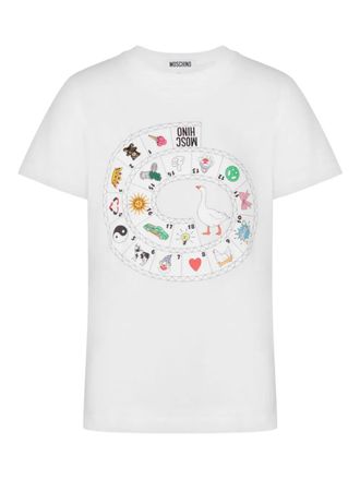 Moschino T-shirt con grafica - Bianco