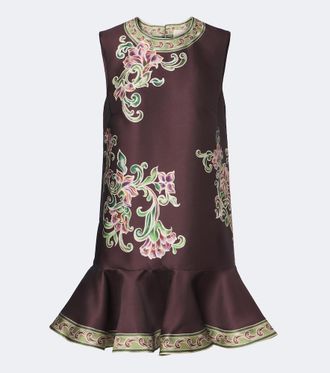 Alemais Al&eacute;mais Josie floral ruffled minidress