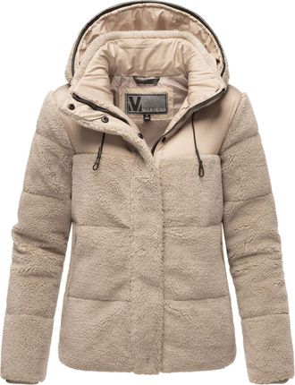 Marikoo dames teddy puffer jas met capuchon - model Kaguraa