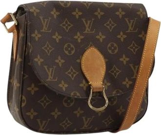 Louis Vuitton Pre-owned Cross Body Bags, female, Brown, Size: ONE SIZE Pre-owned Saint Cloud GM Shoulder Bag
