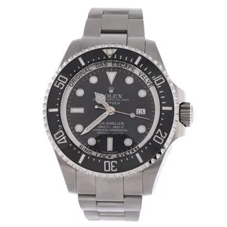 Rolex Oyster Perpetual Deepsea Sea-Dweller Automatic Watch Stainless Steel and Cerachrom 44 in Metallic Silver at Nordstrom