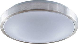 Lindby L&aacute;mpara De Techo Led emelie En Gris Aluminio - Lindby