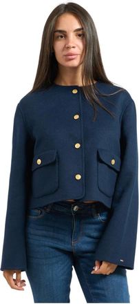 Tommy Hilfiger Mujer, Chaquetas, Azul, Talla: L