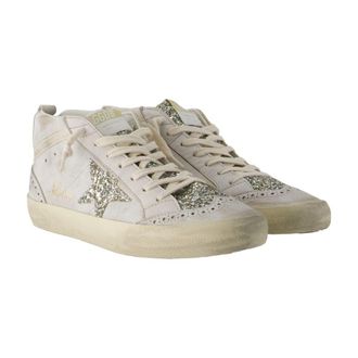Golden Goose Mid Star Sneaker - Beige