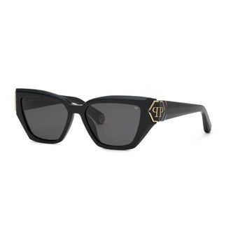 Philipp Plein Square Sunglasses - female - Philipp Plein - Sunglasses - Black - 55 MM - Accessories