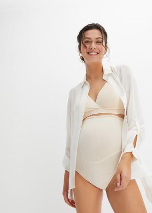 Bonprix Still-BH BONPRIX, Damen, Gr. 48/50 (XL), N-Gr, schwarz, kieselbeige, Jersey, Obermaterial: 95% Baumwolle, 5% Elasthan. Futter: 95% Baumwolle, 5% Elast