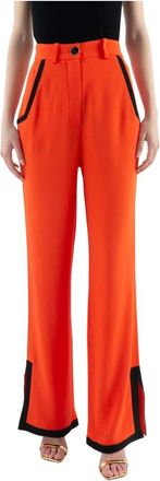 Rowen Rose Suit Broeken - Dames - Wijde Broeken - Oranje - XS - Broeken