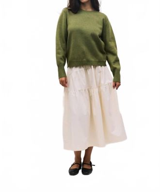 All : Row Conrad Crewneck Sweater In Olive