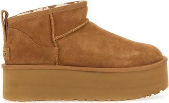 UGG Classic Ultra Mini Ankle Boots With Plateau Sole