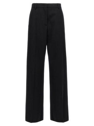 Valentino Black Valentino Solid Grisaille Pants