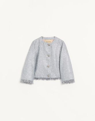 Valentino Caban Valentino In Lurex Basket Weave Donna SILVER 36