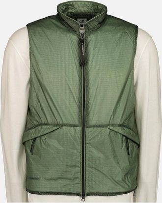 C.P. Company Mens NADA Shell Padded Lens Vest - Tan - Size: 44/Regular