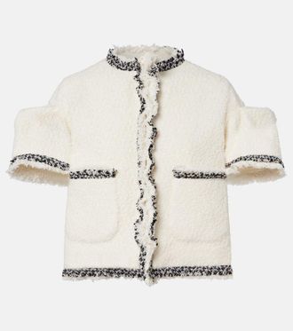 sacai Boucl&eacute; jacket