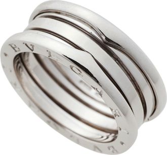 Bulgari White Gold White Gold (18K) Band Ring (Pre-Owned)