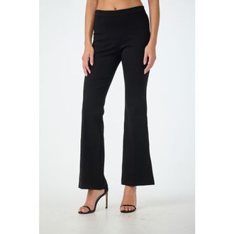 Trina Turk Mona Wide Leg Ponte Pant in Black at Nordstrom, Size X-Small