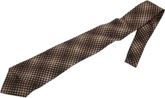 Gucci Pre-owned Accessories, male, Brown, Size: ONE SIZE Pre-owned Cravat