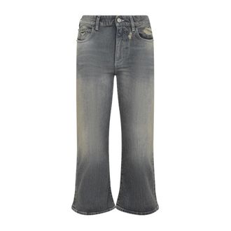 Balenciaga Lace Flared Capri Trousers