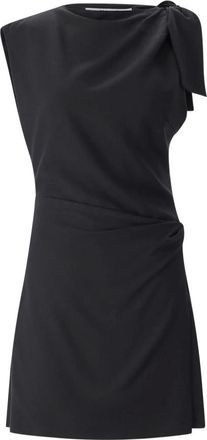 Msgm Msgm, Dames, Jurken, Zwart, Maat: XS Leer