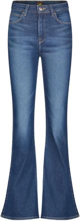 Lee Dames, Jeans, Blauw, Maat: W30 L31 Denim
