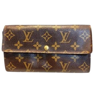 Louis Vuitton Pre-owned Portafoglio Lungo Monogram (Bi-fold) - - Pre-owned - Donna - Marrone - ONE SIZE