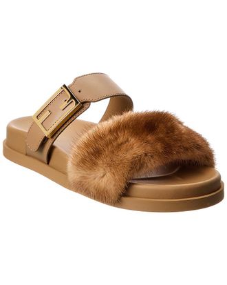 Fendi Fendi Feel Leather Sandal