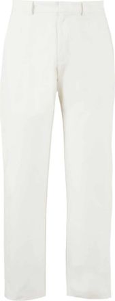 Fortela Canvas Cotton Trousers in White at Nordstrom, Size 36 X 29 Eu