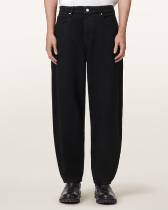 AllSaints Curve Barrel Leg Denim Jeans