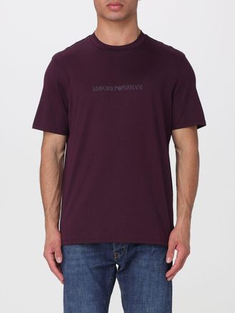 Emporio Armani T-shirt basic in cotone con Eagle