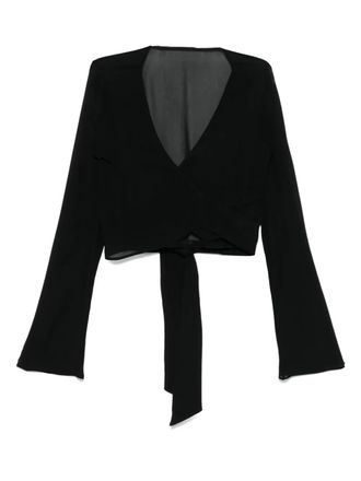 Maison Close Fever top met lange mouwen - Zwart