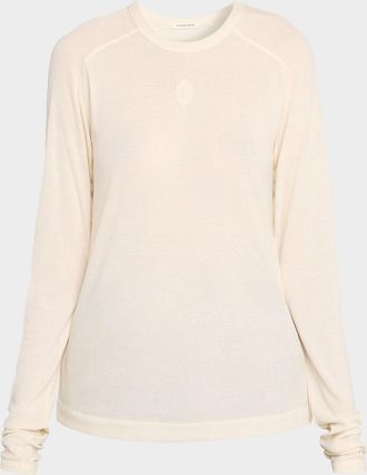 By Malene Birger Fritha Lightweight Raglan-Sleeve Top