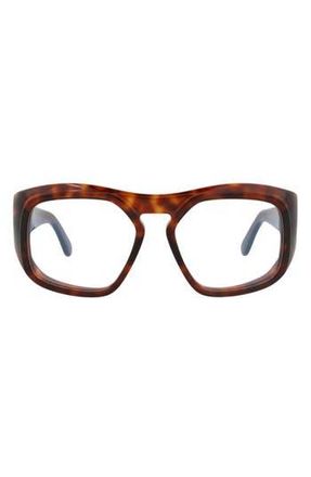 Valentino 55mm Novelty Optical Frames in Havana Transparent at Nordstrom Rack