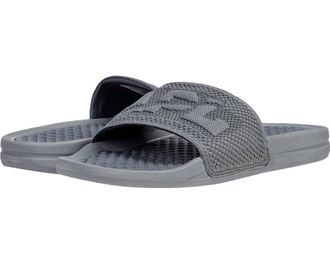Athletic Propulsion Labs Womens Big Logo Techloom Slide Sandal In Cosmic Grey