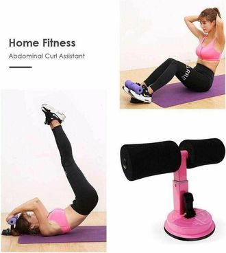 Trade Shop Trade Shop - Attrezzo Per Addominali Fitness Ventosa Sport Spugna Caviglie Curl Push Up Sit