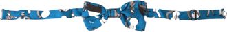 Dolce & Gabbana Mens Musician Print Bow Tie Ft3777 - Sky Blue Silk - One Size