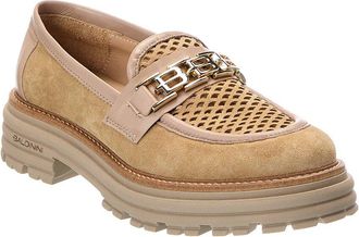 Baldinini Suede & Leather Moccasin