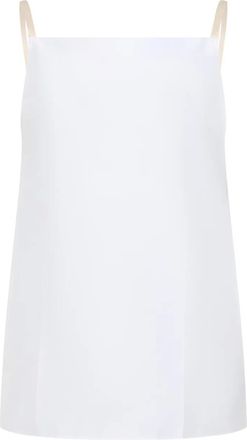 Carven Top in misto seta - Bianco