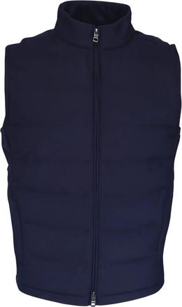 Peter Millar Gilet Davos con zip - Blu