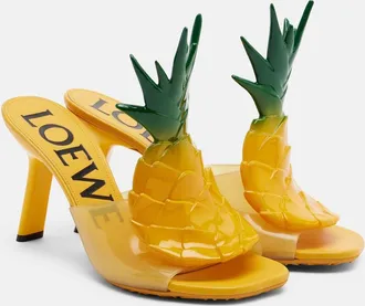 Loewe Paulas Ibiza Petal PVC mules