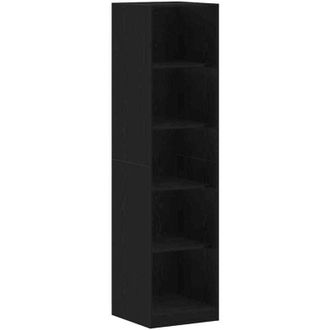 vidaXL Armario Roble Negro 50 X 50 X 200 Cm Madera Contrachapada Vidaxl