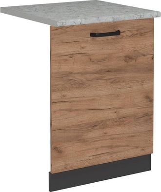 Vicco Tapa Del Lavavajillas R-line, Roble Dorado, 60 Cm, Et M&aacute;rmol Vicco